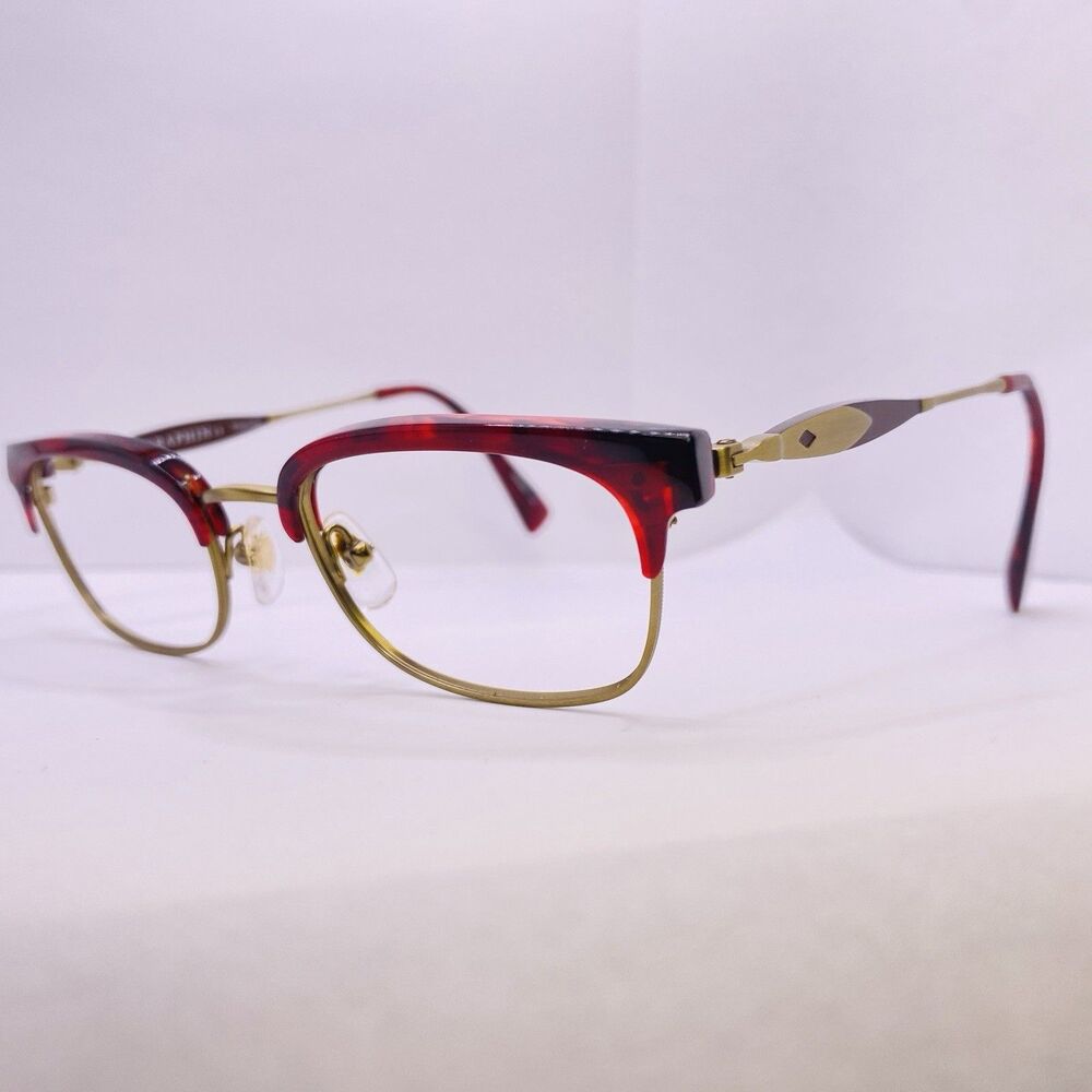 Seraphin Eyeglasses Titanium Frames Authentic Dale/8743 50 MM Bronze Red Japan
